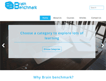 Tablet Screenshot of brainbenchmark.com